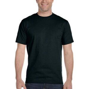 Brand New Pack Of 2 White Hanes ComfortSoft 100% Cotton T-Shirt S - XL